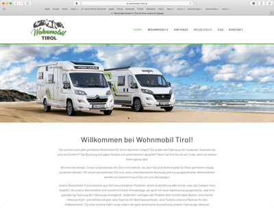 Internetseite Wohnmobil-Tirol