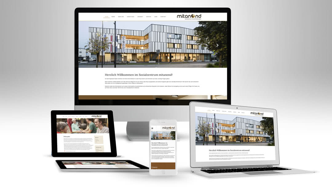 Internetseite für Sozialzentrum mitanond Kundl Breitenbach.